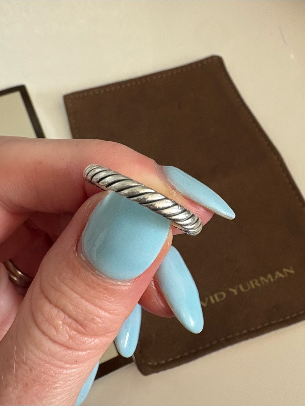 David Yurman Cable Collectibles Band Ring, 3mm, Size 6 - Picture 3 of 16